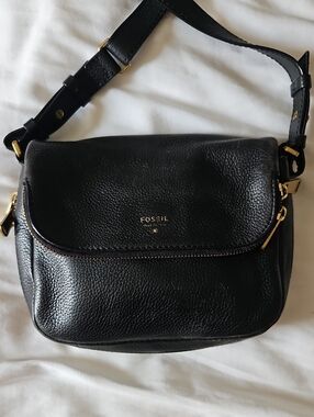 Fossil Black Leather Purse